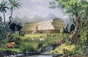 Noé bárkája, kiadó: Currier and Ives, New York,